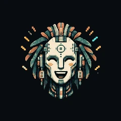 Angel’s joyful sprite frame with bright eyes and colorful light effects