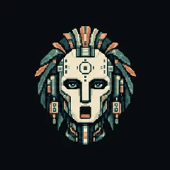 A speaking sprite frame of Angel with an open mouth